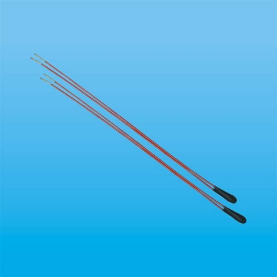 Enamel-coated wire thermistor